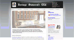 Desktop Screenshot of heritagestonecraft.com
